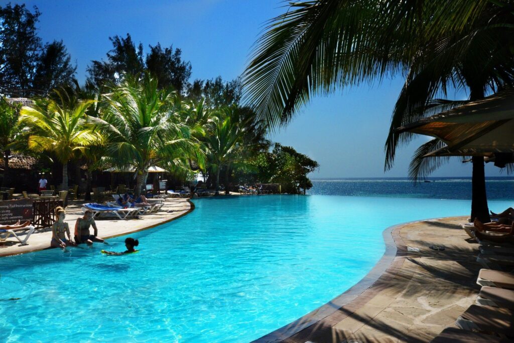 diani beach hotels swim